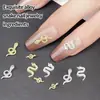 Nuevo Accesorio de Uñas Artísticas con Forma de Serpiente Pequeña Serpiente Aleación Lujo Envolvente Accesorio Decorativo para Uñas
