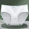 Bragas para Mujer Estudiante Estilo Coreano Simples de Cintura Media Sin Costuras Niña Lindas Sexy Suaves Cómodas para Mujer