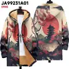 Chaqueta de Nuevo Estilo Transfronteriza con Patrones Multicolor, 40 Elementos, Cárdigan con Capucha y Cremallera, Abrigo de Algodón Polar Espeso de Invierno con Forro Amarillo