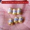 Cuentas Barril Esmalte Cloisonné Chapado en Cobre 18K Cuentas Espaciadoras Pulsera Joyería con Cuentas Accesorios Materiales Hechos a Mano para Bricolaje Cuentas Barril Esmaltadas Cocidas