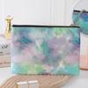 Bolsa de Mano Gradiente Impermeable de PU al por Mayor Transfronteriza Colorida para Mujer con Cremallera Bolsa Cosmética Portátil Bolsa para Guardar Monedas