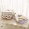 Conjunto de Roupa de Cama Fresco de Algodão Lavado de Quatro Peças Classe A Desenho Animado Princesa Dormindo Nu Lençóis de Cama Capa de Colcha Conjunto de Três Peças para Dormitório