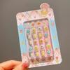 Calcomanías de uñas tridimensionales de dibujos animados para niños parche de uñas para niña pequeña armadura para bebé desmontable impermeable venta al por mayor de uñas