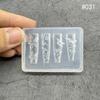 Molde para Uñas Artísticas Herramientas DIY Molde Transparente para Uñas Flor de Lazo Decorativa Película de Silicona Hecha a Mano Venta al por Mayor Transfronteriza