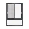 Ventanas Deslizantes de Aleación de Aluminio Foshan con Tres Rieles y Seis Rieles, Puertas y Ventanas de Vidrio para Sellado de Balcón Interior, Ventanas de Piso a Techo con Aislamiento Acústico