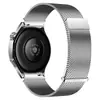 Adecuado para correa Milanese magnética doble Huawei GT7 Pro, correa de acero azul para reloj Huawei Xiaomi 4/5m