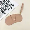 Estojo de óculos com cordão, bolsa de óculos portátil resistente à pressão, bolsa de armazenamento para óculos de sol, óculos de miopia, bolsa de pendurar, capa protetora anti-perda