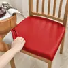 Funda de asiento de silla de PU transfronteriza, funda de taburete de cuero impermeable a prueba de aceite, funda de silla elástica resistente al desgaste, a prueba de arañazos de gato, a prueba de polvo, protección para asiento de silla