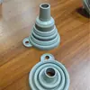 Embudo plegable de silicona para bolsas de hielo, embudo especial para repostar agua, embudo con boca de succión de gran diámetro, bolsa para almacenar granos.