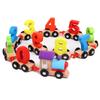 Juguete de Tren Digital de Haya Juguete de Tren para Niños Educación Temprana Bloques de Construcción Educativos Camión de Desmontaje Cognitivo