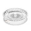 Plato de Fruta de Acrílico Transparente con Borde Puntiagudo Caja de Dulces Plato de Fruta Melón de Lujo Ligero Cocina Sala de Estar Hogar