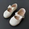 Zapatos de Princesa para Niñas 2026 Modelo Nuevo de Primavera Zapatos Mary Jane con Lazo de Cuero para Niños Zapatos Individuales para Niñas Pequeñas Comercio Exterior al por Mayor