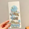 Presilhas de cabelo azuis de sereia, estrela-do-mar e concha para meninas, presilhas laterais para franja, acessórios de cabelo, grampos para cabelo solto