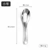 Fabricante directo de cucharas de acero inoxidable 304 con fondo plano, cucharas elegantes de alta calidad para uso en la cocina del hogar y restaurantes