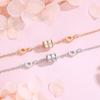 Pulsera de cintura pequeña de plata de ley 925 para mujer, estilo coreano, diseño elegante y sencillo, ideal como regalo para estudiantes.