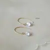 Pendientes de Plata de Ley S925 con Zirconia en Forma de Media Luna para Mujer, Estilo Japonés, Lujo Ligero, Diseño de Nicho de Alta Gama, Populares en Xiaohongshu