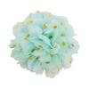 Rollo de lunares florales de alto brillo de 10 cm, adornos de mascota de gasa de lunares, tocado de flor para niños, flor, 32 colores en stock