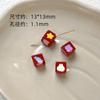 Serie Roja de Navidad y Año Nuevo Conejo Lindo Oso Paixing Cuentas Accesorios de Aleación DIY Cuentas