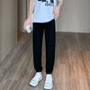 Pantalones Casuales para Mujer de Verano Finos de Modal Sueltos Talla Grande Pantalones de Baile de Práctica Pantalones Deportivos de Linterna