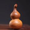 Taihang Tuya Material Envejecido Pie de Mano Talla en Madera Calabaza Fulu Juguete Cultural Decoración Disco Portátil Juego Alta Densidad de Aceite Artesanías