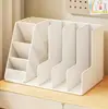 Escritorio Estantería Portadocumentos Estante Metálico Organizador Cajas de Almacenamiento para Carpetas Suministros Juego Completo