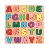 Quebra-Cabeça Digital de Formas para Crianças Painel de Pegar com a Mão para Educação Infantil Combinando 26 Letras Quebra-Cabeça de Blocos de Construção Montáveis Brinquedo