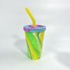Taza de silicona multifuncional taza de silicona FDA para té con leche portátil para viajes deportes al aire libre taza Mark para café taza para té con leche