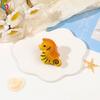 Qiyue Transfronterizo Acetato tamaño pequeño Horquilla Biología Marina Flequillo Clip Lateral Clip para el Cabello Clip de Tiburón Accesorios para el Cabello Venta al por Mayor