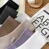 Calcetines de mujer de otoño e invierno de alta elasticidad, color liso, de media pantorrilla, calcetines de mujer de hilo teñido, calcetines largos de algodón para mujer de otoño e invierno, Industria de Calcetines Zhuji
