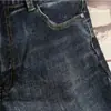 Shorts Jeans Reto Stretch Lavado para Homem, Calças de Cinco Pontos Sem Stretch, Calças de Comprimento Médio Vintage de Verão, Estilo Retrô