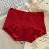 Roupa Íntima Feminina de Algodão Puro de Cintura Alta, Tamanho Grande, Alta Elasticidade, Boxer de Algodão para Mulheres, 10A Antibacteriano, Algodão Total, Gancho Estendido