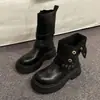Botas Maillard Martin de Doble Uso para Mujer 2026 Otoño Nuevo Lanzamiento Botas de Caballero Botines para Mujer Botas Vaqueras Occidentales Mujer