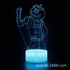 E-commerce transfronterizo superventas bastion night luz nocturna 3D alpaca cosechadora paracaidismo lámpara de mesa colorida luz de regalo creativa