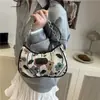 Bolso de Moda Texturizado Estilo Coreano Transfronterizo para Mujer 2025 Nuevo Bolso de Hombro con Estampado de Moda para Mujer