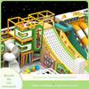 Parque de diversões personalizado para celebridades da Internet, complexo de diversões abrangente, grande castelo travesso interno, playground infantil com escorregador combinado