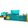 Máquina de Prensagem Hidráulica Horizontal para Têxteis Sucata de Tecido Roupas Velhas Fibra de Esponja Equipamento de Compactação e Fardo para Exportação Transfronteiriça