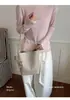 Bolso para Mujer Duoguo: Bolso tipo cubo con textura tejida de alta gama, nuevo modelo de moda 2026, bolso de mano y bolso de hombro versátil
