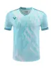 24 Novas Roupas de Badminton Secagem Rápida Roupas Masculinas Roupas Esportivas Femininas Roupas de Competição Respirável Manga Curta Roupas de Treinamento Infantis Estampa