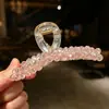 2026 Novo Estilo Presilha de Garra para Cabelo para Meninas, Piranha Grande de Alta Qualidade para a Parte de Trás da Cabeça, Presilha de Cabelo de Cristal, Acessório de Cabelo