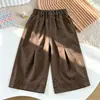 Conjunto de Dos Piezas con Estampado de Dibujos Animados Dulce y Lindo para Niñas, Nuevo Conjunto de Otoño con Top de Manga Larga con Volantes y Pantalones