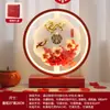Lámpara de Mesa para Boda Habitación de Boda Lámpara de Mesita de Noche Dormitorio Acompañamiento para Recién Casados Lámpara de Boda Regalo Romántico Lámpara de Boda Roja Festiva