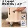 Banco de Moxabustão de Carvalho Futon Banco de Moxabustão Cadeira Doméstica Portátil Moxabustão Madeira Sólida Controle de Temperatura Instrumento de Fumigação Caixa de Moxabustão Sentada Venda por Atacado Entrega