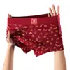 Novas Cuecas Boxer Vermelhas Chinesas Masculinas para o Ano do Nascimento, Shorts Respiráveis Modernos para Homens, Disponíveis para Atacado e Dropshipping