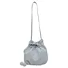Bolso Cubo de Lunares de Nicho Nuevo de Verano para Mujer 2026 Bolso de Hombro con Cordón a la Moda Bolso Ligero de la Suerte para Teléfono Móvil
