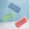 Venta al por mayor del fabricante Cepillo de baño cuadrado simple de 90 g para masaje y exfoliación húmeda y seca para eliminar la piel muerta Cepillo de baño de silicona