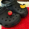 Encantos para Zapatos Creativos con Tema de Comida de Frutas Simuladas para Crocs de Manzana y Plátano, Accesorios de Hebilla Decorativa Desmontables Simples de Nicho