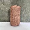 En Stock Cuerda de Algodón de Colores de 3 mm de Tres Hilos Cuerda Pura de Algodón para Tejido de Tapicería Rollos de 100.1 m de Cuerda para Manualidades Hechas a Mano
