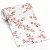 Pegatina de Pared Autoadhesiva con Impresión UV Personalizada Ramas y Hojas de Flor de Cerezo Personalización de Pared de Fondo para el Hogar y Venta al por Mayor