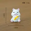 Micro-paisaje creativo caricatura lindos gatitos figuras DIY accesorios de decoración mini adornos para escritorio de oficina