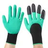 Guantes de Jardinería con Garras para Plantar, Cavar, Desmalezar y Plantar Rosas, Anti-Espinas, Transpirables, Resistentes al Desgaste, Antideslizantes